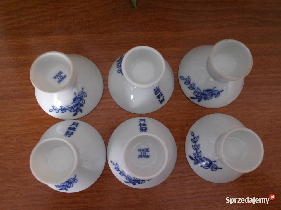 Kieliszki do sakke 6 JAPONIA wielkopolskie sprzedam