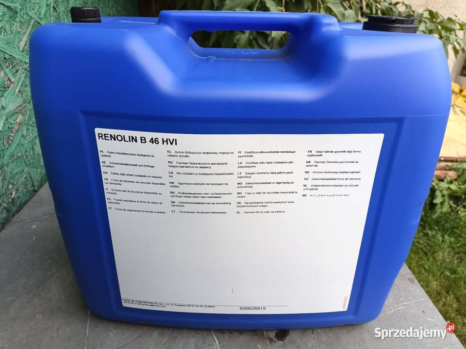Fuchs RENOLIN B 46 HVI olej hydrauliczny Oleje specjalne Koszalin