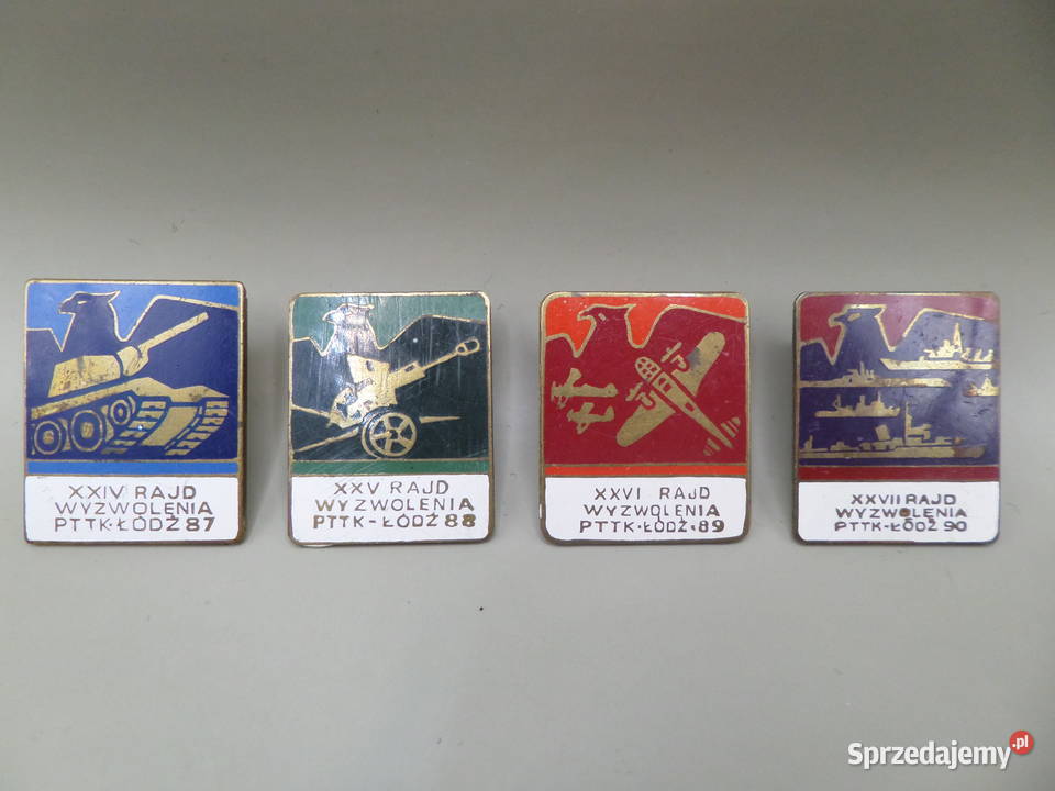 Zestaw Rajd Wyzwolenia Łódź 1987888990 wielkopolskie Poznań