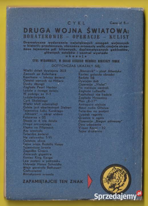 ŻÓŁTY TYGRYS KUPIONE ZWYCIĘSTWO 1960 miękka Książki i Podręczniki łódzkie Łódź