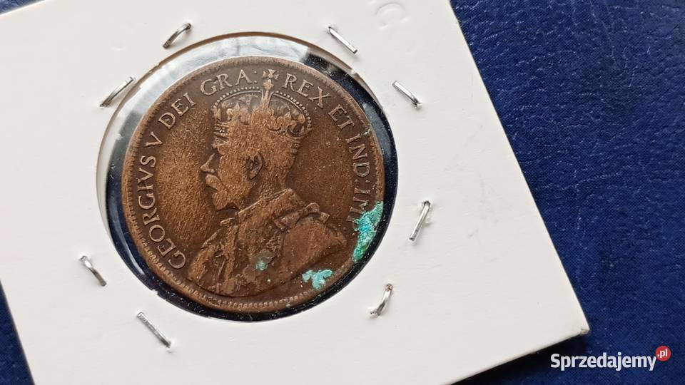 Stare monety 1 cent 1919 Kanada Lesko
