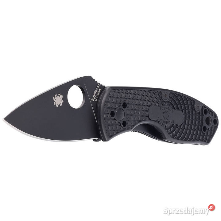 Nóż składany Spyderco Ambitious Black FRN Black