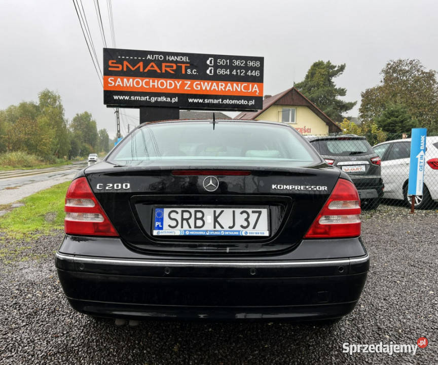 Mercedes C 200 18 Kompresor Salon Automat Navi Rydułtowy