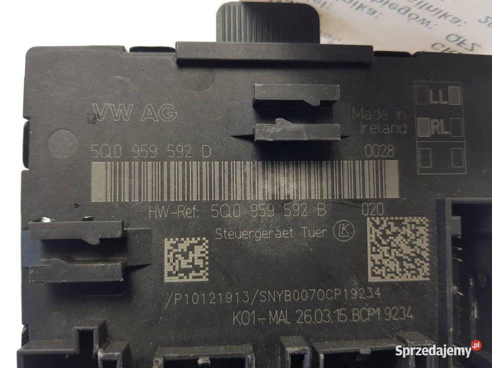 MODUŁ PASSAT B8 5Q0959592D osobowe Lipno