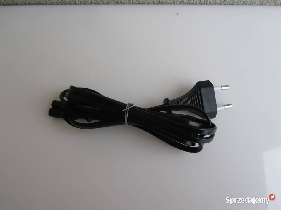 Kabel zasilający płaski czarny ósemka 17 m Olecko sprzedam