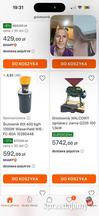 Gniotownik do zboża Żnin