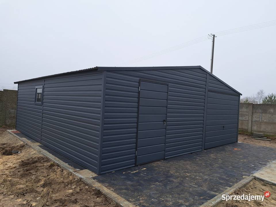 Producent garaży blaszanych każdy wymiar profil Brodnica reklama