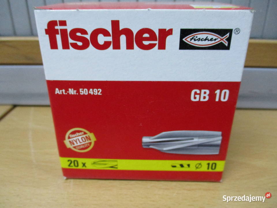Kołek do gazobetonu fischer GB 10 art 50492 kujawsko-pomorskie Mogilno sprzedam