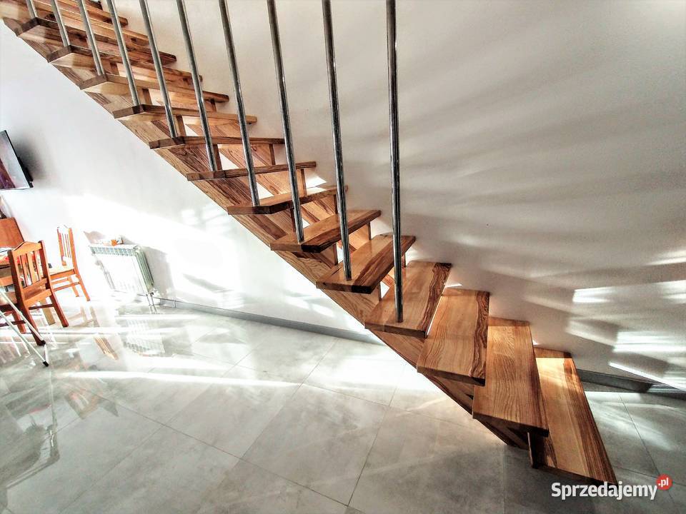 Schody jesionowe schody z jesionu schody Pozostałe Ruszków Pierwszy