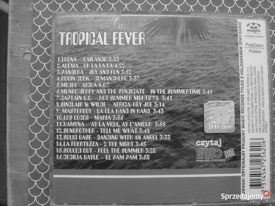 Plyta CD TROPICAL FEVERVarious 1999 Wołów sprzedam