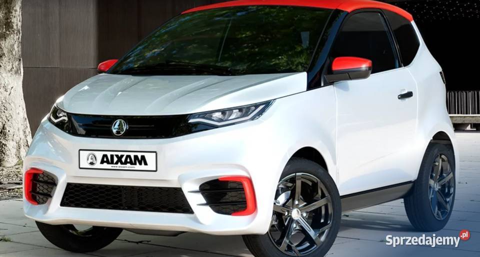 AIXIAM CITY SPORT BIAŁO CZERWONY PROMOCJA opony