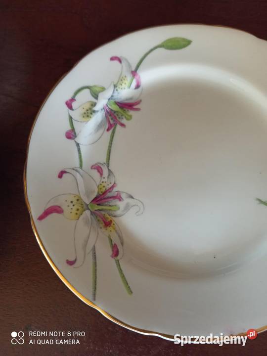 Erythronium Królewska angielska porcelana Porcelana i szkło