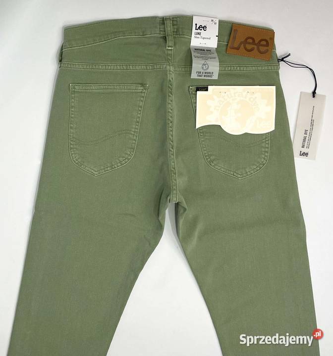 Spodnie męskie Lee Luke Greenstone Slim W30 L32 Odzież codzienna Odzież i bielizna męska