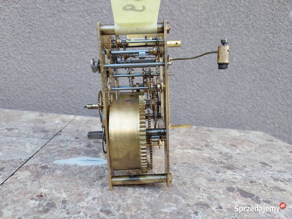 799 Mechanizm starego zegara ściennego T Haller Tczew sprzedam