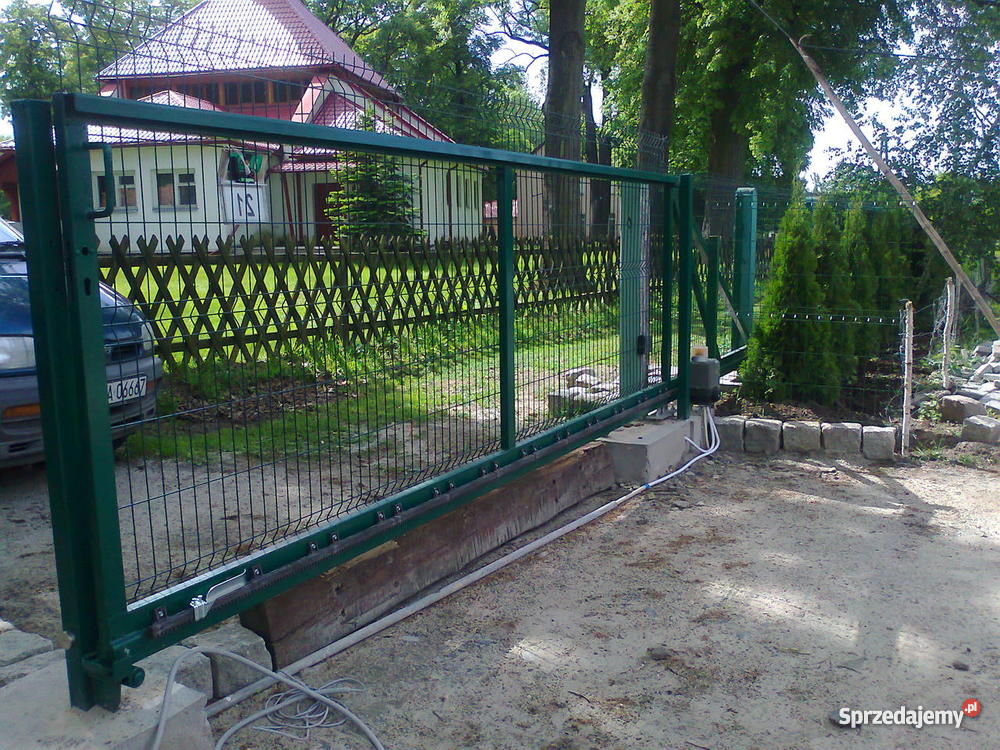 Brama przesuwna samonośna do wypełnienia Jelcz-Laskowice
