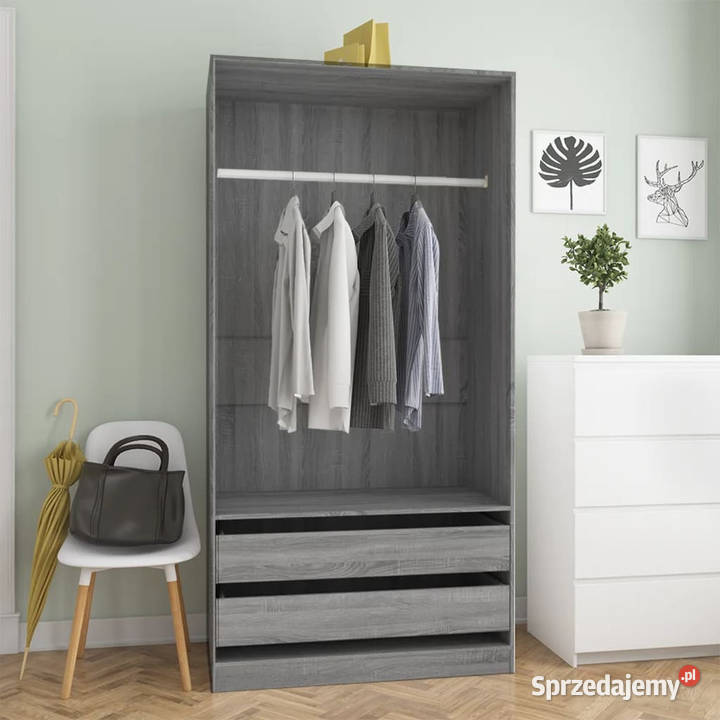 Szafka szary dąb sonoma 100x50x200 materiał mazowieckie Warszawa sprzedam