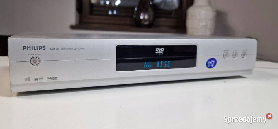 CD DVD odtwarzacz Philips CD DVD 631 DVD631 Elektronika Międzychód