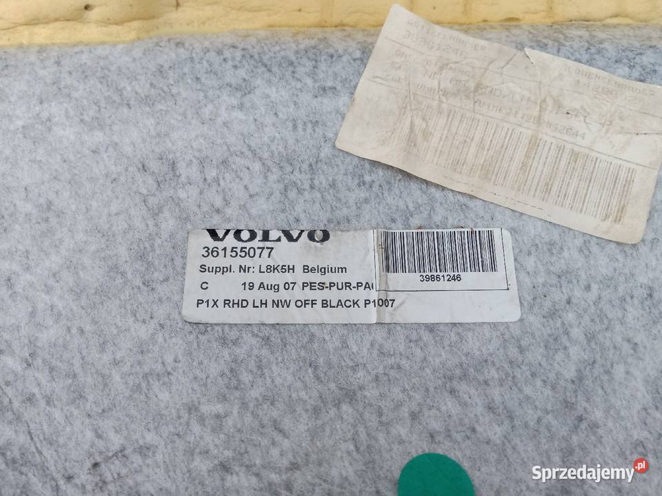 Dywany wykładzina tapicerka Volvo C30 2008r Zduńska Wola