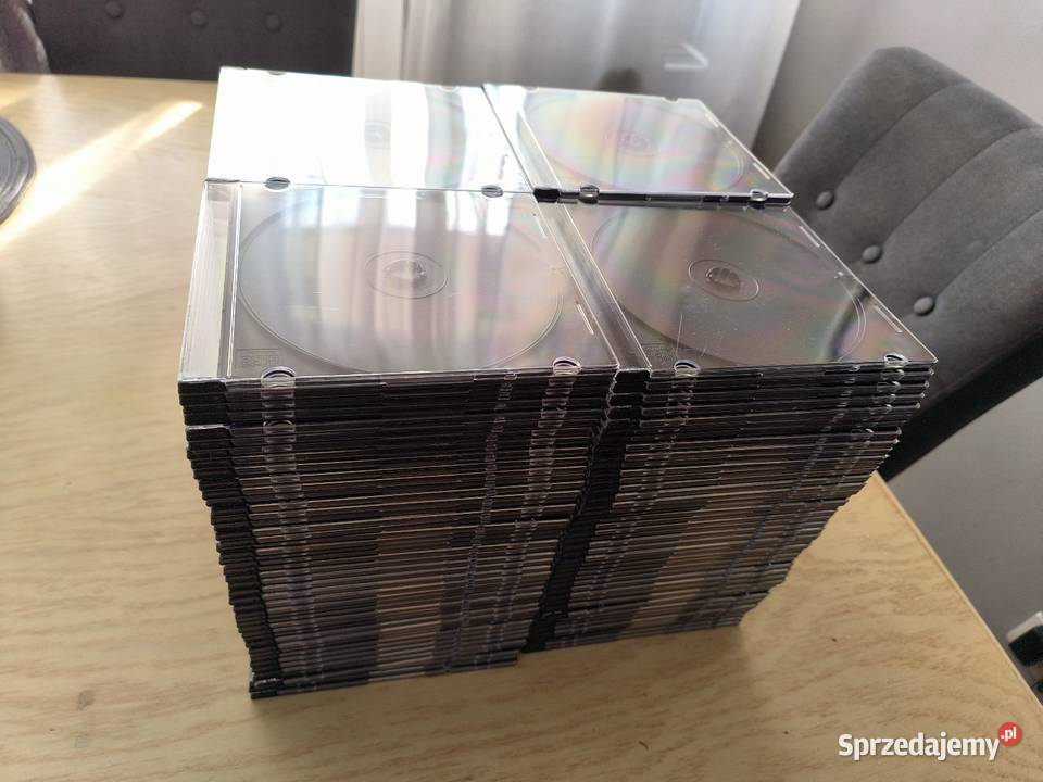 Pudełka na płyty CD DVD 180 sztuk Slim NOWE Tychy