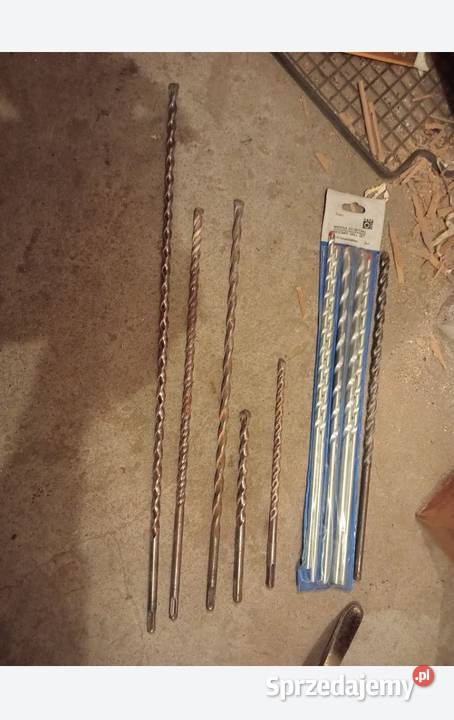 Wiertła do betonu widiowe zwykle i sds udarowe Łódź sprzedam
