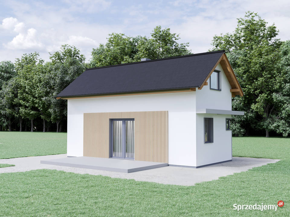 Projekt domu ZG70 na zgłoszenie z poddaszem Sosnowiec