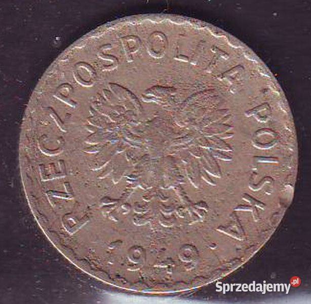 Moneta 1 1949 Gliwice