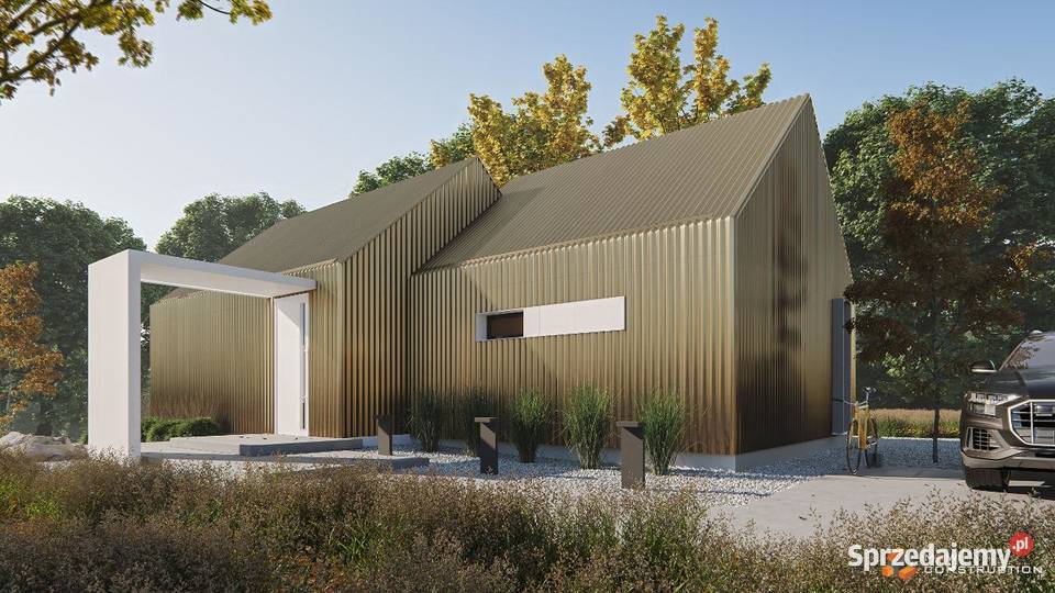 Całoroczny dom modułowy Nowoczesna Stodoła 72m2 wielkopolskie Poznań sprzedam