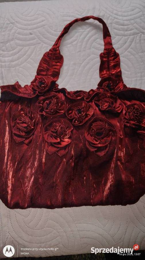 Piękna nowa bordowa torebka Mango 30cm wielkopolskie Ostrów Wielkopolski sprzedam