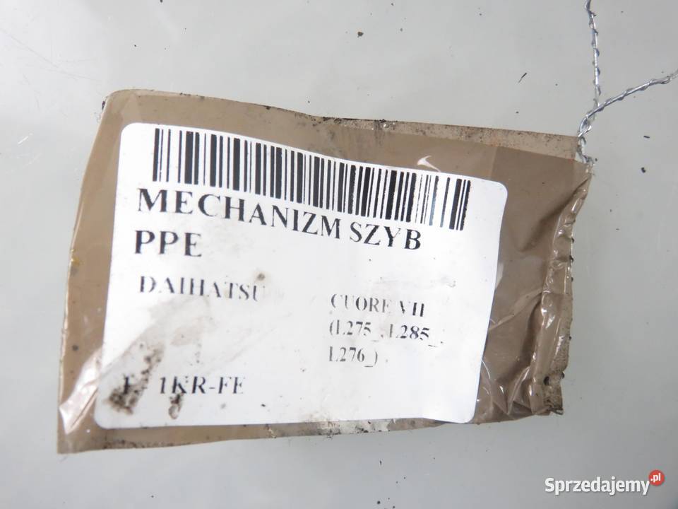 PODNOŚNIK SZYBY PRAWY PRZEDNI DAIHATSU CUORE VII małopolskie