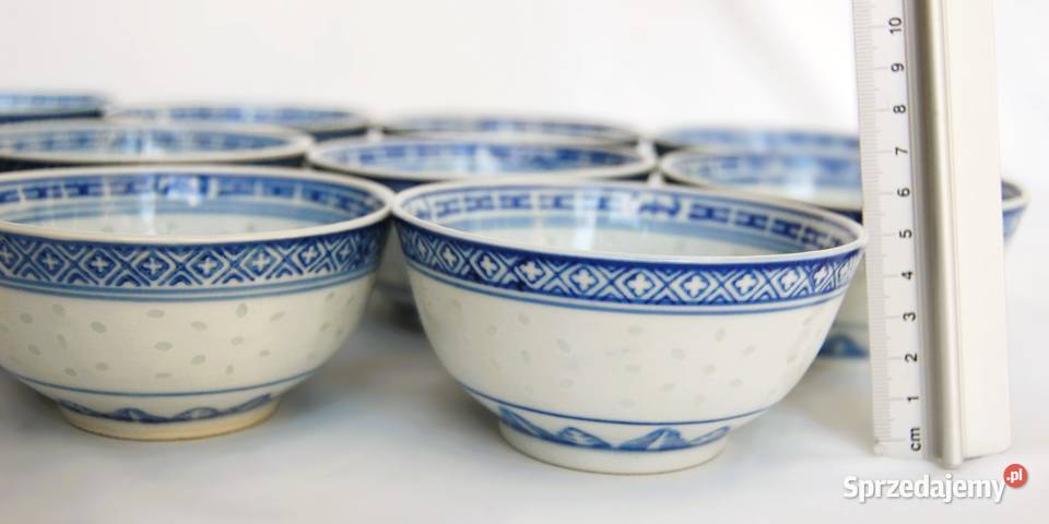 Chińska porcelanowa miska 11 porcelana ryżowa wielokolorowy Lublin