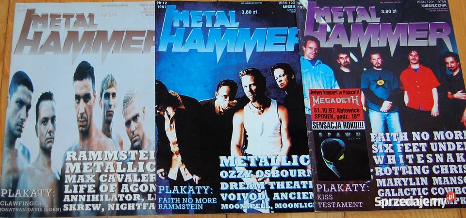 Magazyn Muzyczny Metal Hammer Czasopisma Zielona Góra