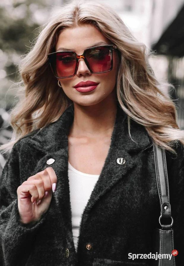 Krótki Płaszcz Alpaka Comely Czarny Nowy Kawęczyn