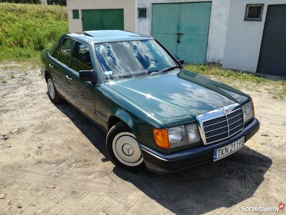 Piękny mercedes w124 wąska listwa Stąporków