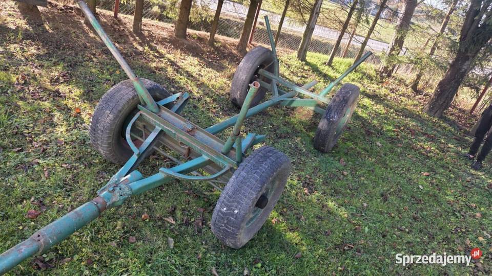 Wóz na drewno do ciągnika rozciągany metalowy Nowy Sącz