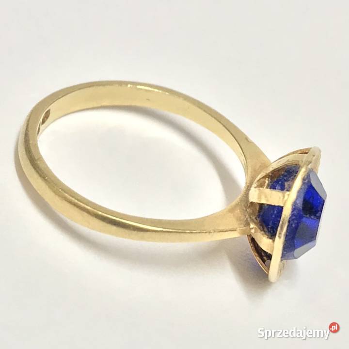 Pierścionek z żółtego ZŁOTA 750 18K cudowny Warszawa
