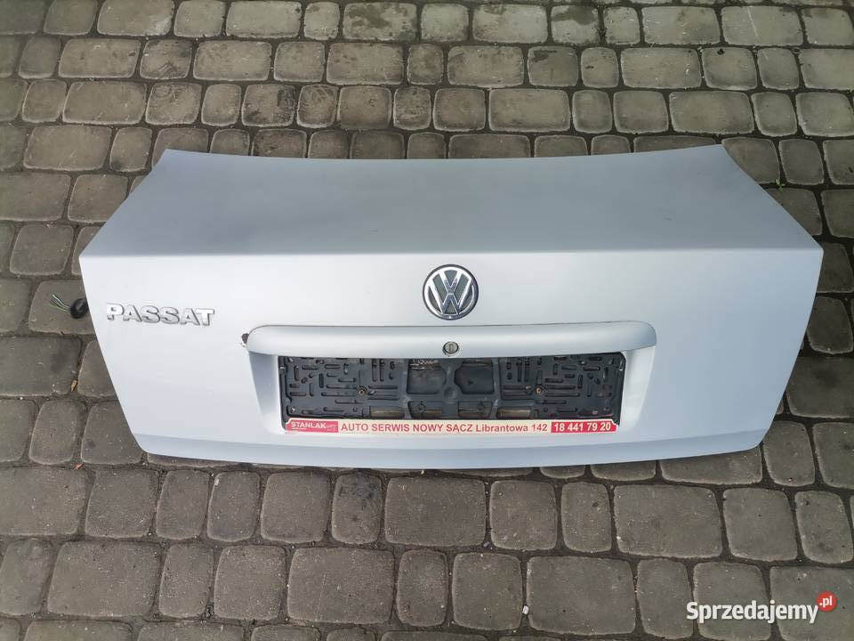 KLAPA BAGAŻNIKA VW PASSAT B5 SEDAN LB7Z Klapy bagażnika Nowy Sącz sprzedam