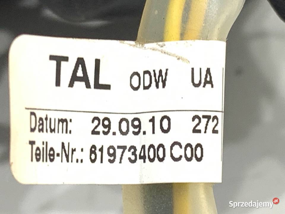 WIĄZKA PODUSZKI AIRBAG VW TOURAN Poduszki powietrzne