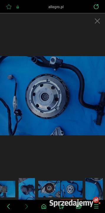 HONDA VFR 1200 X rozrusznik alternator stelaż