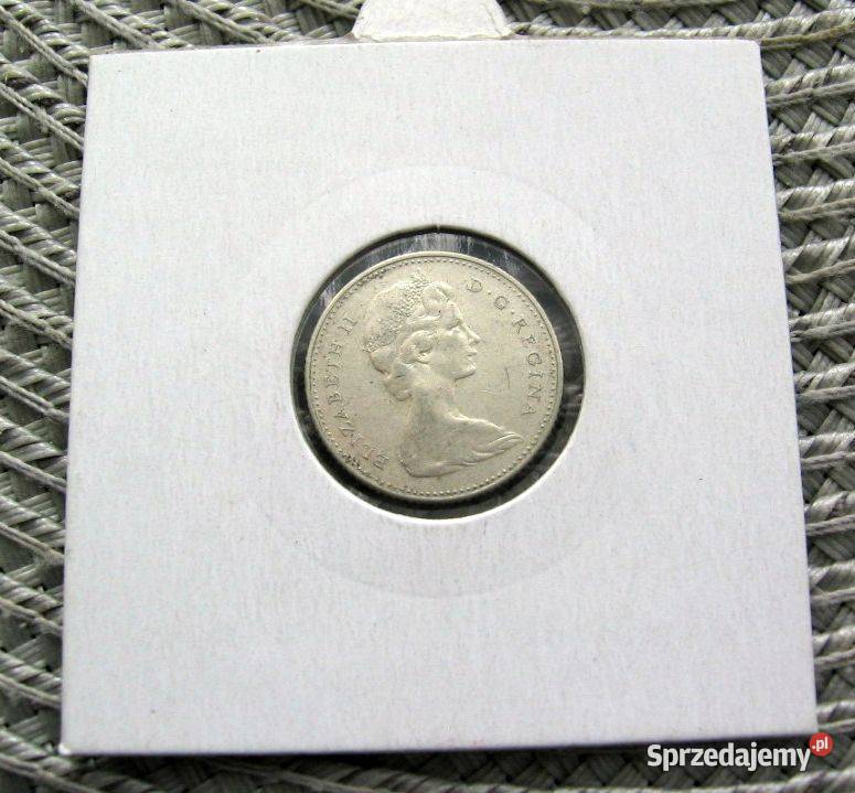 Kanada 10 Cent 1967r 100 Lecie Kanady SREBRO Kalisz