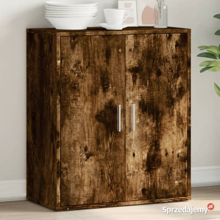 Szafka przydymiony dąb 79x38x80 materiał Pozostałe