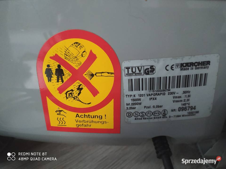 KARCHER VAPORAPID 1201
PAROWNICA Żary