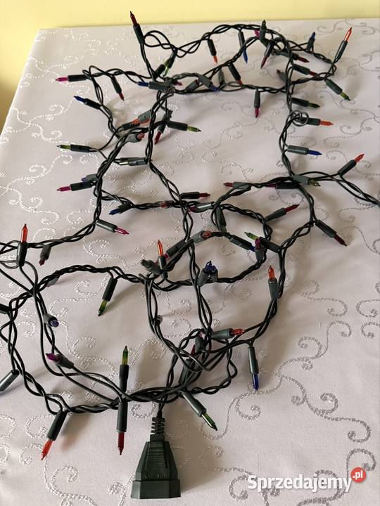 Lampki Choinkowe Goliat 100 lampek 55m Kolorowe Czerwionka-Leszczyny