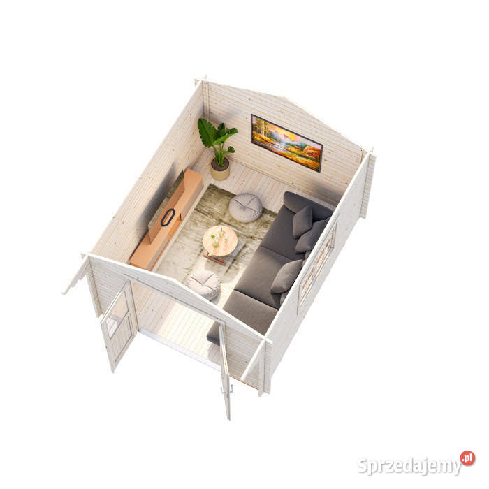 Drewniany domek ogrodowy Sylwia 102 m2 Mrągowo