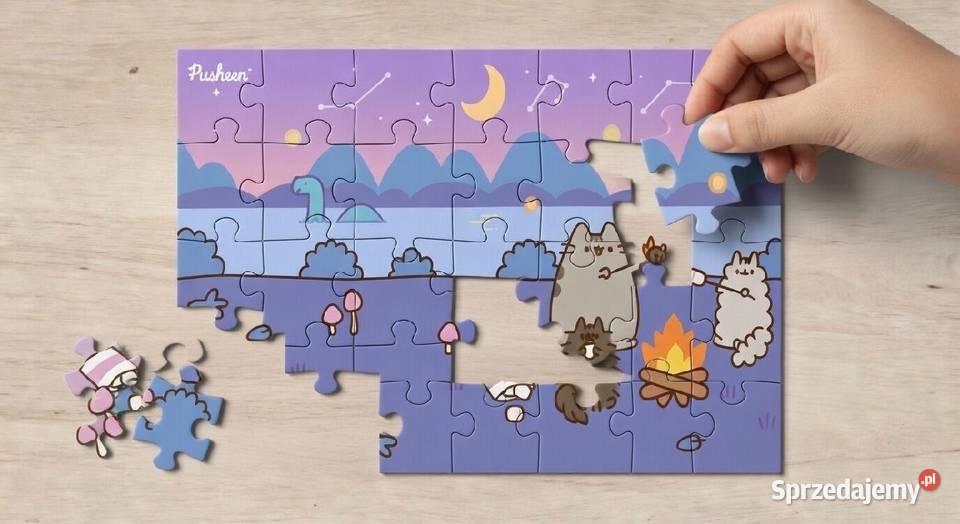 Pusheen prezent niej dziecka zestaw Poduszka