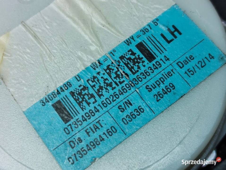 Pas Bezpieczeństwa Lewy Tył Ford KA Mk2 II RU8 Pleszew
