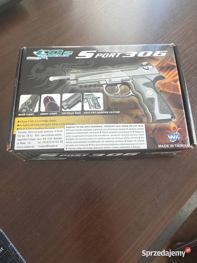 Wiatrówka pistolet sport 306