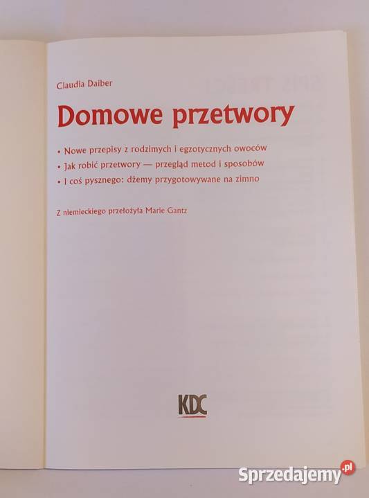 DOMOWE PRZETWORY Claudia Daiber miękka