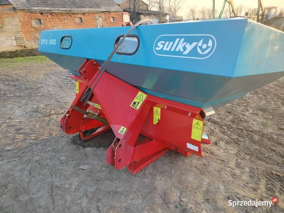 Rozsiewacz siewnik do nawozu wapna sulky dpx Wymokłe