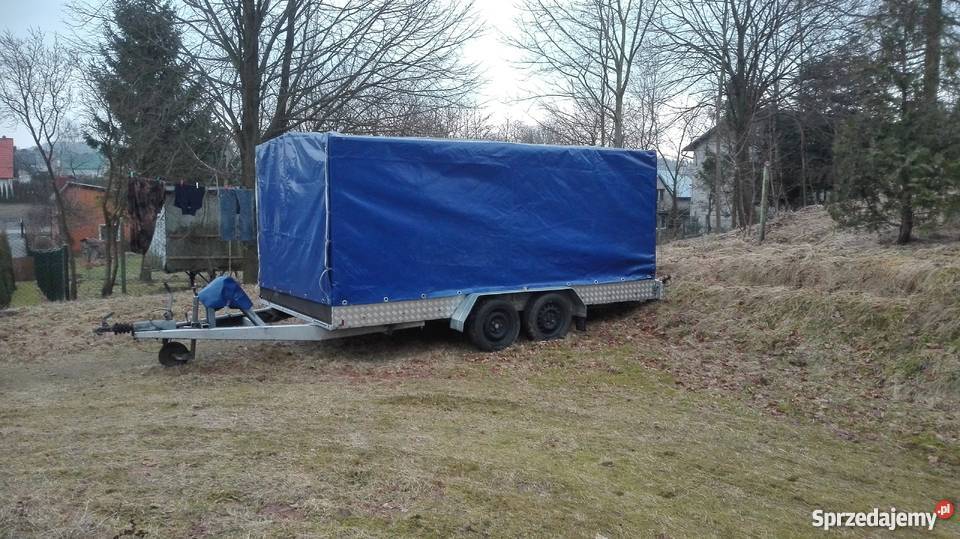 Przyczepa Laweta HEINEMANN PLANDEKA 1421kg Strzepcz sprzedam