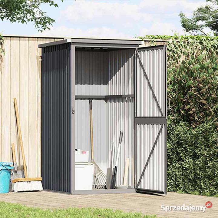 vidaXL Szopa ogrodowa antracytowa 88x89x161 mazowieckie Warszawa